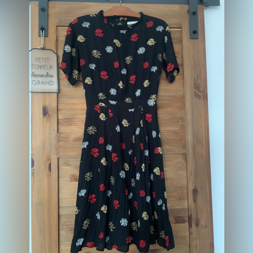 LEON & HARPER Floral black Dress